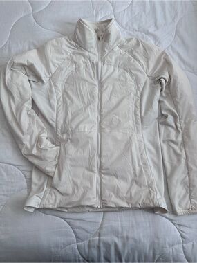 lululemon athletica White Full-Zip Performance Jacket